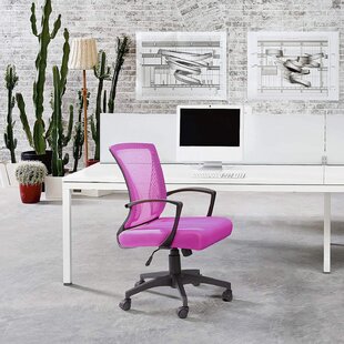 Pink Office Chairs Free Shipping Over 35 Wayfair   Pink Home Office Mesh Task Chair 